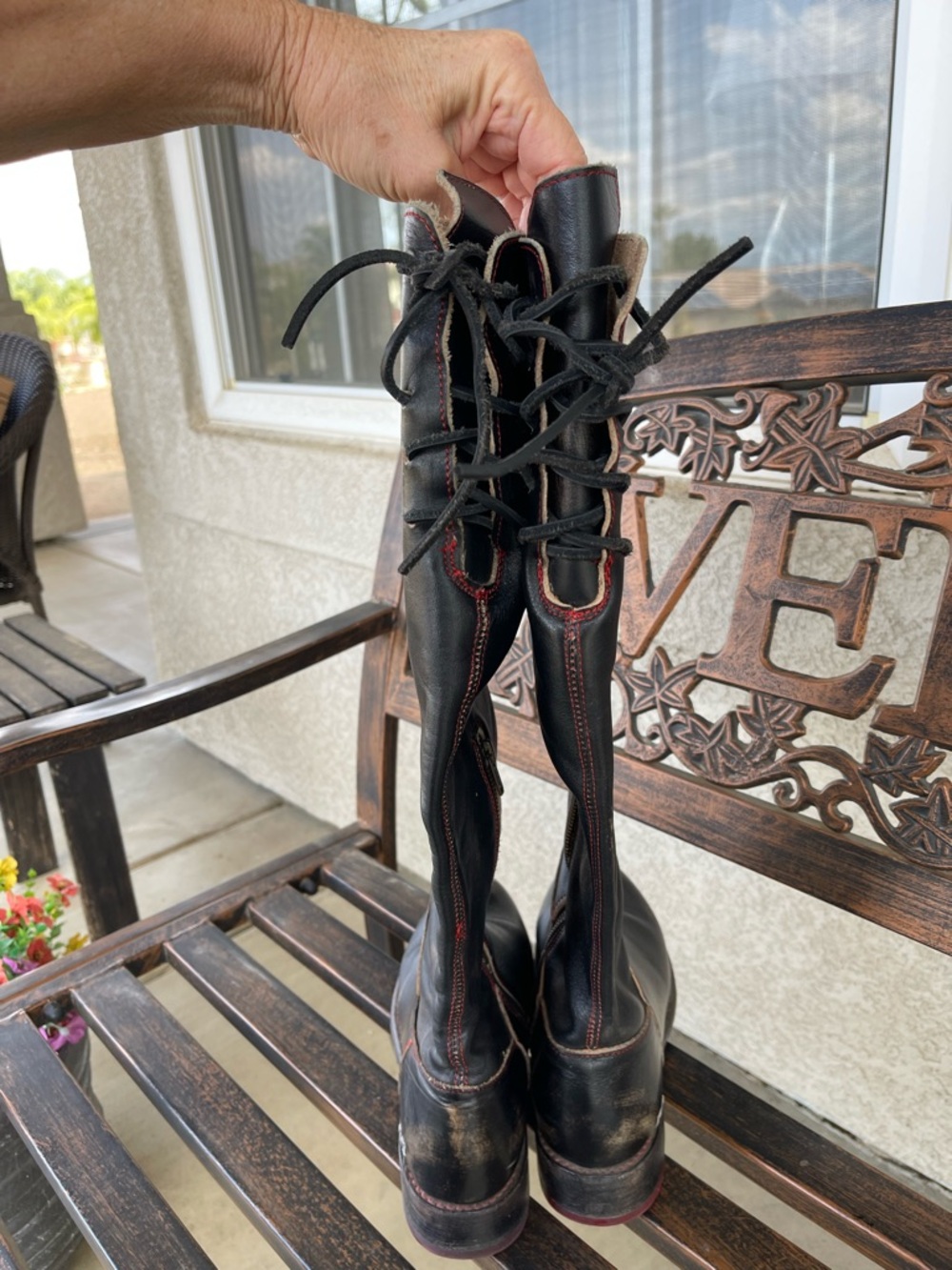 Tall Leather Boots - Picture 5 of 13